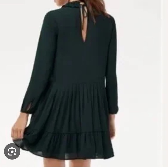 NWOT Aritzia Sunday Best Ruffle Elegant Black Long Sleeve Mini Dress Siz… - Picture 3 of 14